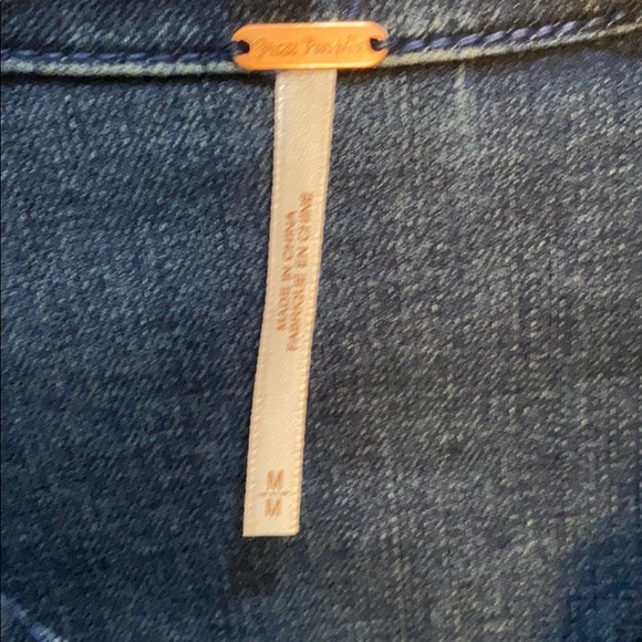 NWT Free People Bo Dress in Indigo Blue Dress - Picture 10 of 13